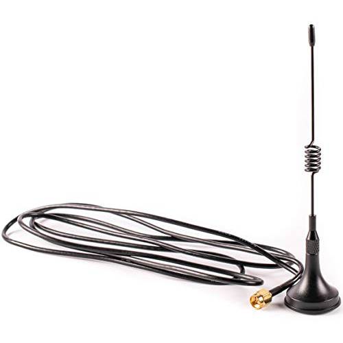 Electrodepot 433 MHz Unity Gain Omni, 6 Inches 안테나 마그네틱,자석 베이스 and Male SMA 커넥터  Impedance 50 Ohms
