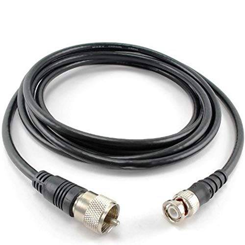CablesOnline 3ft RG8x 동축 UHF (PL259) Male to BNC Male 플러그 50 옴 안테나 Ham 라디오 케이블 (R-UB003)