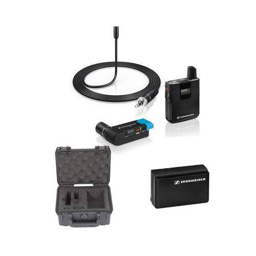 Sennheiser AVX Camera-Mountable 라발리에 디지털 무선 세트 (ME2 라발리에) 번들,묶음 SKB 방수 케이스 and BA20 충전 배터리 팩