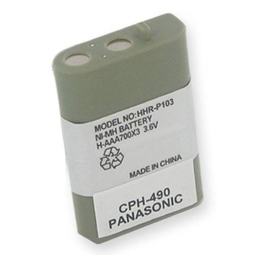 EM-CPH-490 - Ni-MH, 3.6 볼트, 700 mAh, 울트라 Hi-Capacity 배터리 - 교체용 배터리 파나소닉 HHR-P103 무선 폰 배터리