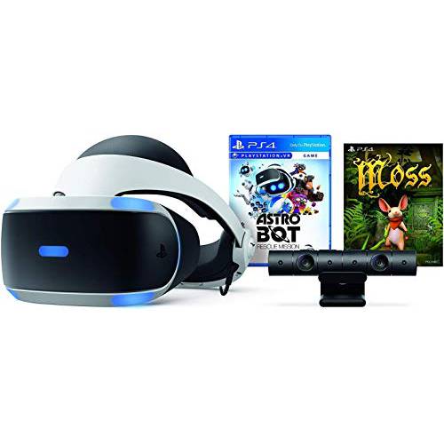 플레이스테이션 VR - Astro BOT 구출 Mission+ Moss 슈퍼 번들,묶음: 플레이스테이션 VR 헤드폰,헤드셋, 플레이스테이션 카메라, Demo Disc 2.0, Astro BOT 구출 Mission+ Moss 게임