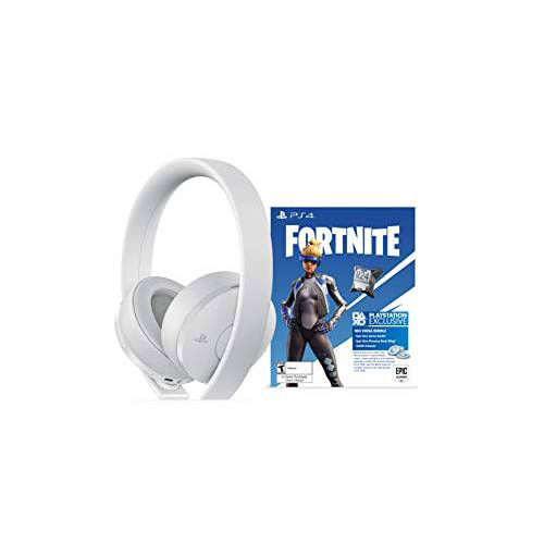 PlayStation  골드 무선 헤드폰,헤드셋 포트나이트 화이트 - PlayStation 4