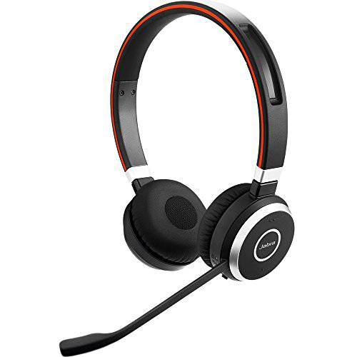 Jabra Evolve 65 UC 스테레오 무선 블루투스 헤드폰,헤드셋 뮤직 헤드폰,헤드셋 포함 링크 360 U.S. 리테일 포장, 패키징