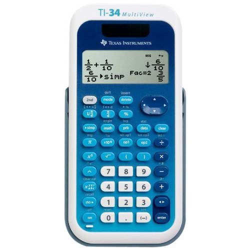 Texas Instruments TI-34 멀티뷰 이공계,공학 계산기 2-Pack