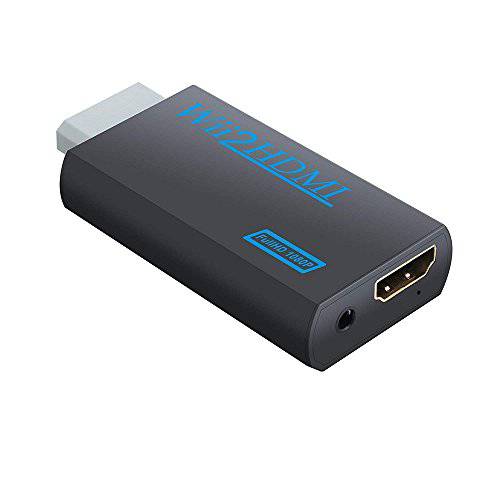 Wii to HDMI 컨버터, 변환기 어댑터 Sartyee Wii to HDMI 1080P or 720P 출력 비디오 컨버터, 변환기 3.5mm 잭 오디오 출력 Wii HDMI 컨버터, 변환기 지원 모든 Wii 디스플레이 모드