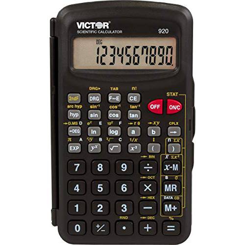 Victor 10-Digit 컴팩트 이공계,공학 계산기