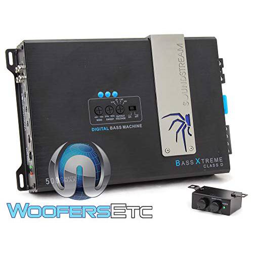Soundstream BXA1-5000D 5, 000 와트 Class D Monoblock 앰프