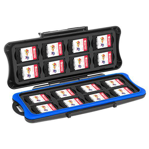 닌텐도스위치 게임 카드 케이스 - Younik 32 슬롯 게임 카드 스토리지 박스 포함 16 게임 카드 슬롯 and 16 마이크로 SD 카드 홀더  닌텐도스위치