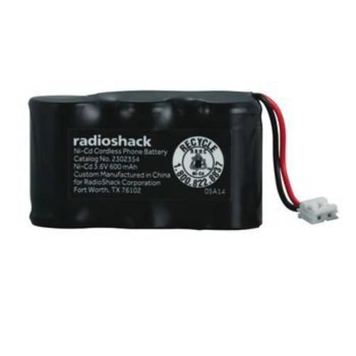 RADIOSHACK 3.6V/ 600MAH NI-CD 배터리 GE 5-2729