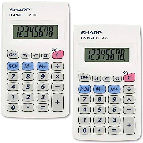 Sharp EL233SB 스탠다드 기능 계산기 2-Count