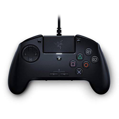 Razer Raion Fightpad PS4, PS5 싸움 게임 컨트롤러: 8 Way D-Pad - 기계식 스위치 전면 버튼 - 3.5mm 헤드폰,헤드셋 잭  블랙