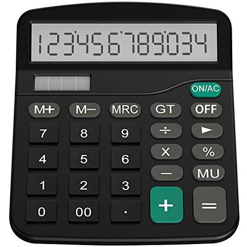 Helect H1001B-Calculator-BL 스탠다드 기능 데스크탑 계산기 블루