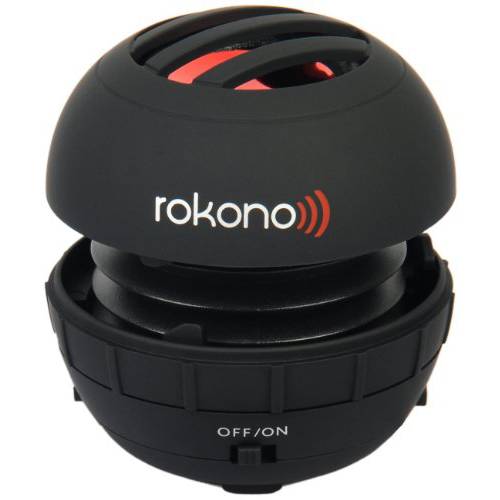 Rokono 베이스 미니 스피커 아이폰 iPad 아이팟 MP3 플레이어 노트북 - 블랙 용