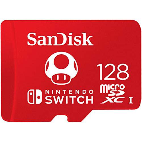 SanDisk 128GB microSDXC UHS-I 메모리카드 닌텐도 스위치 - SDSQXAO-128G-GNCZN for