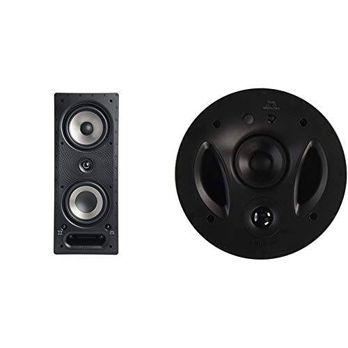 Polk Audio 265-RT 3-Way in-Wall 스피커 - 용이하게 Fits in 천장/ 벽면 | High-Performance 오디오 - 사용 in 전면, 리어 or as Surrounds& Paintable Grille&  오디오 70-RT 3-Way in-Ceiling 스피커