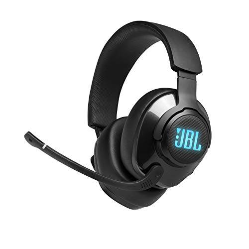 JBL Quantum 400 - 유선 Over-Ear 게이밍 헤드폰,헤드셋 USB and Game-Chat 밸런스 다이얼 - 블랙