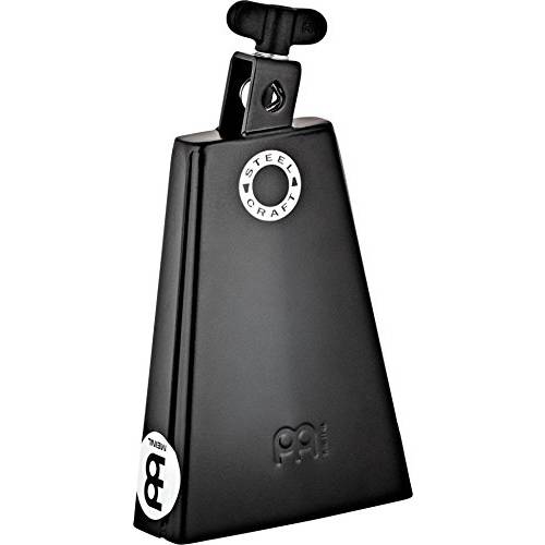 Meinl Percussion Cowbell 블랙 파우더 코팅 스틸 and 마운팅 클램프, 7 입구 - Not MADE IN 중국 - Perfect Timbale 플레이어, 2-YEAR 워런티, 인치 (SCL70-BK)