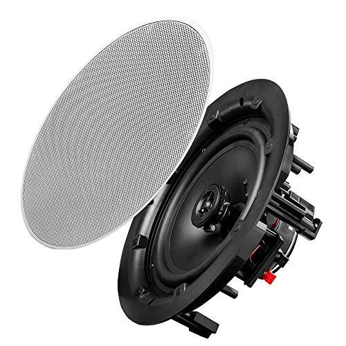 OSD Audio 8” Trimeless Thin 베젤 In-Ceiling/ In-Wall 스피커 쌍, 세트 120W - ACE800