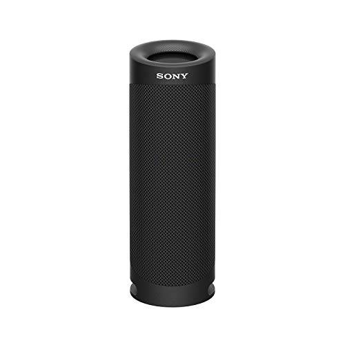 Sony SRS-XB23 엑스트라 베이스 무선 휴대용 스피커 IP67 방수 블루투스 and 빌트 In 마이크 폰 전화, 블랙