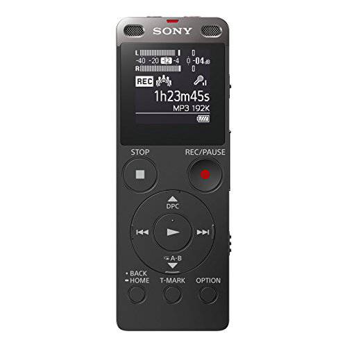 Sony ICD-UX560 내장 메모리&  플래시 카드 블랙 딕터폰