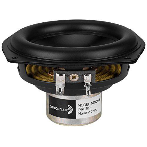 Dayton Audio ND105-8 4 알루미늄 Cone Midbass 드라이버 8 옴