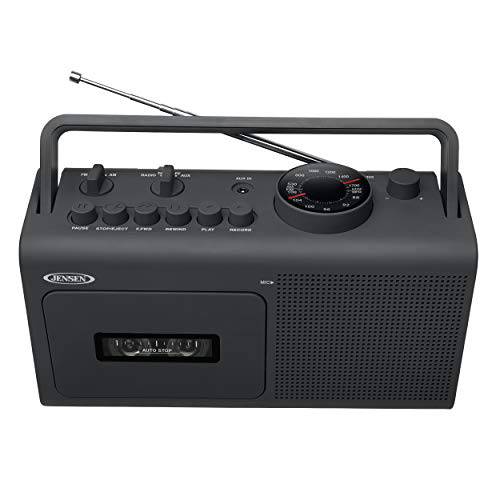 Jensen MCR-250 개인 카세트 플레이어/ 레코더 AM/ FM 라디오