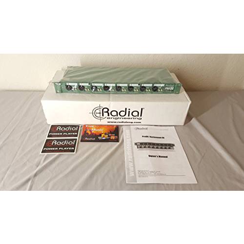Radial Engineering ProD8 Eight 채널 랙마운트 DI
