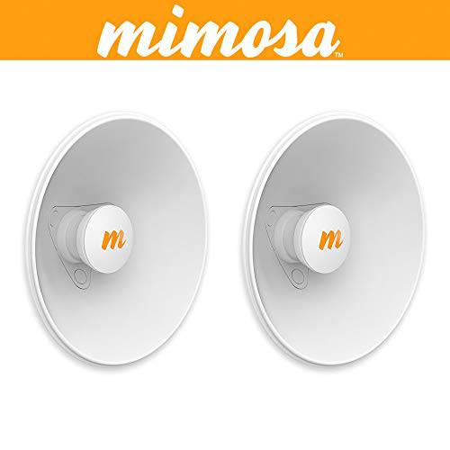 Mimosa Networks N5-X20 4.9-6.4 GHz 모듈식 Twist-on 안테나, 250mm 주방 C5x Only, 20 dBi gain 2PACK