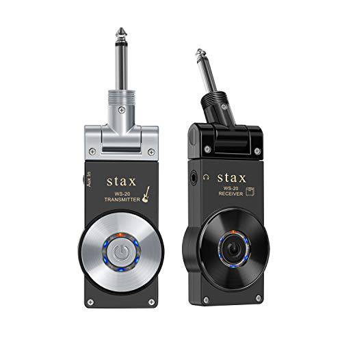 Stax  기타 무선 시스템 송신기 And 블루투스리시버 2.4GHZ Built-in 충전식 무선 기타 시스템 전기,자동,전동 기타 베이스