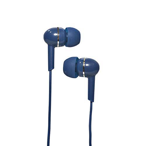 Magnavox MHP4850-BL 이어폰, 이어버드 in 블루 | Available in 블랙,  블루, 핑크, 퍼플,  화이트 | 이어폰, 이어버드 유선 | 엑스트라 밸류 편안한 스테레오 이어버즈 유선 | 듀러블 고무 케이블 |
