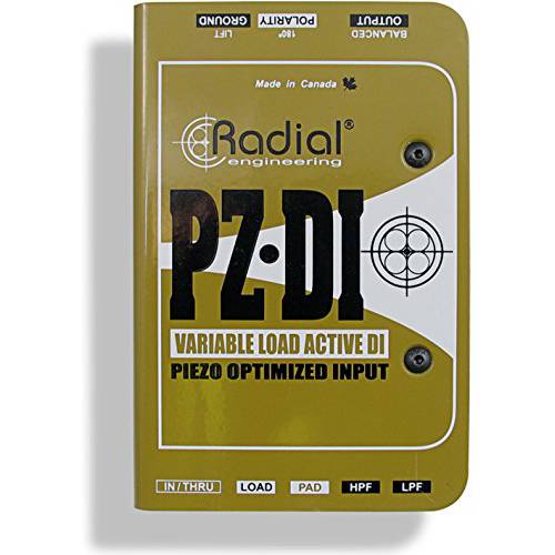 Radial Engineering PZ-DI 어쿠스틱/ Orchestral 악기 액티브 다이렉트 박스