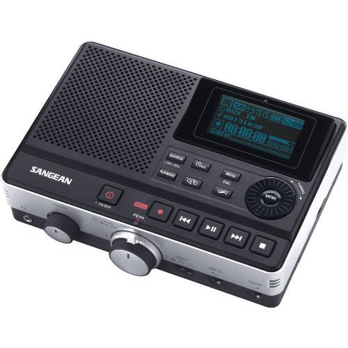 Sangean DAR-101 프로페셔널 등급 디지털 MP3 레코더 (블랙)