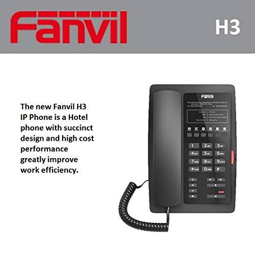 Fanvil H3 프로페셔널 호텔식 IP 폰 PoE