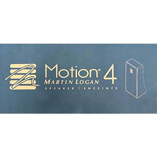 MartinLogan  모션 4 컴팩트 북쉘프 스피커 Wall-Mount (피아노 블랙, Each)
