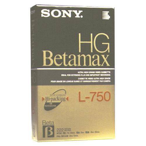 Sony BETA 카세트 하이 등급 (싱글) (단종 by 제조사)