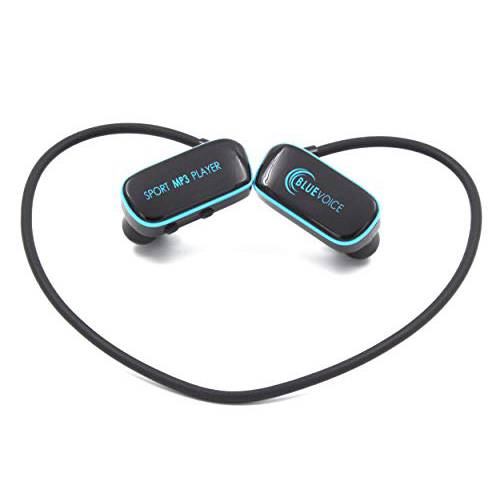 Blue Voice  방수 MP3 플레이어 수중 헤드폰,헤드셋 수영 (8GB)