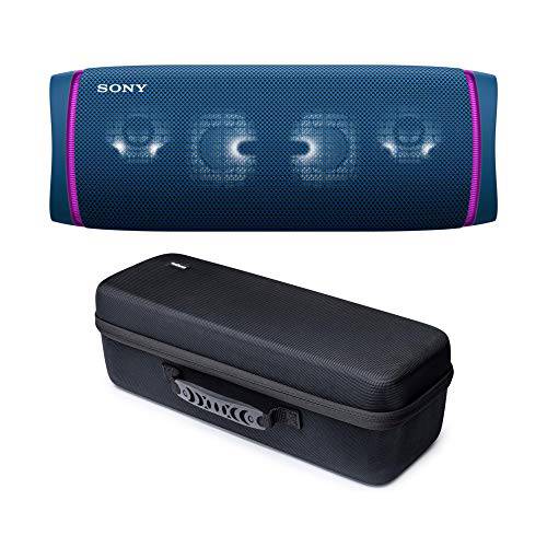소니 SRSXB43 엑스트라 베이스 블루투스 무선 휴대용 스피커 (블루) Knox 기어 스토리지 and 여행용 케이스 번들,묶음 (2 아이템)