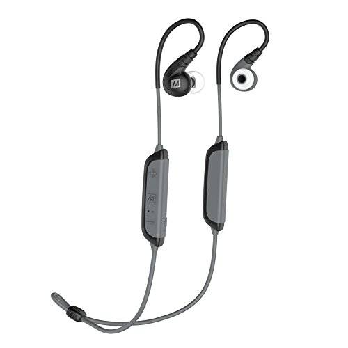 MEE 오디오 X8 Secure-Fit 스테레오 블루투스 무선 스포츠 in-Ear 헤드폰,헤드셋 (블랙)