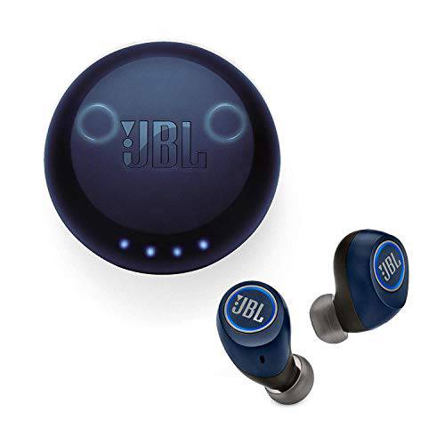 JBL 프리 X 트루와이어리스 in-Ear 헤드폰,헤드셋 Built-in 리모컨 and 마이크, 마이크로폰 - 블루