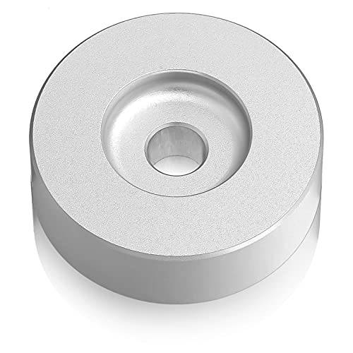 Frienda 45 RPM 어댑터 7 인치 비닐 LP레코드 솔리드 알루미늄 돔 45 어댑터 비닐 LP레코드 턴테이블