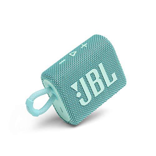 JBL 고 3: 휴대용 스피커 블루투스, 내장 배터리, 방수 and 방진 기능 청록색 JBLGO3TEALAM