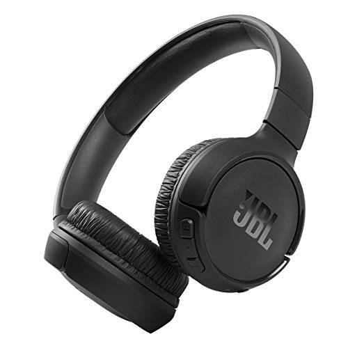 JBL Tune 510BT: 무선 On-Ear 헤드폰,헤드셋 Purebass 사운드 - 블랙