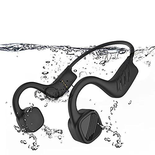 골전도 헤드폰,헤드셋 수영 블루투스 오픈 이어 무선 스포츠 헤드셋 IPX8 방수 MP3 플레이어