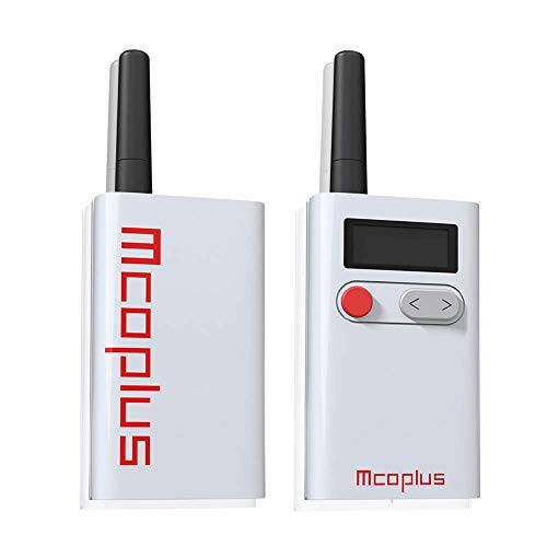 Mcoplus 48 채널 UHF 무선 라발리에 마이크,마이크로폰 시스템 1 리시버, 1 송신기 and 1 라펠 마이크,마이크로폰 DSLR 카메라, 스마트폰, 인터뷰,면접, 브이로그 유튜브 (164 ft 오디오 레인지)