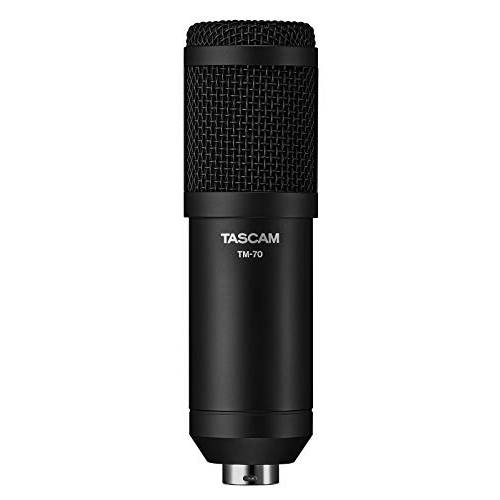 Tascam 다이나믹 마이크,마이크로폰 프로페셔널 Podcasting and 라이브 스트리밍 (TM-70)