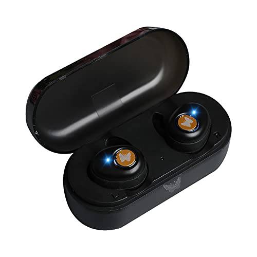 Summoner 버즈 아이돌 블루투스 5.0 트루와이어리스 이어폰, 이어버드 IPX5 방수, in-Ear 이어폰 마이크,마이크로폰