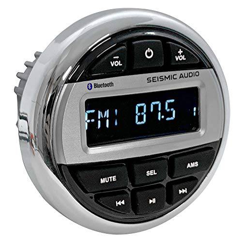 Seismic 오디오 - SA-MABTA01-4 채널 선박 오디오 리시버 앰프 블루투스, 스테레오, USB&  리모컨