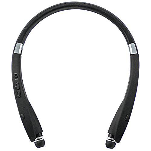 휴대용 Spec MBS11182 프리미엄 스테레오 Bluetooth(R) 헤드폰,헤드셋, 블랙