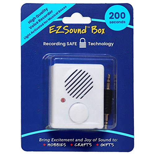 EZSound 박스 - 라이트 센서 센서 뮤지컬 박스ES, 취미, 개인설정가능한 아이템, 모델 머신, etc - 200 Seconds - Rerecordable Thru 오디오 포트