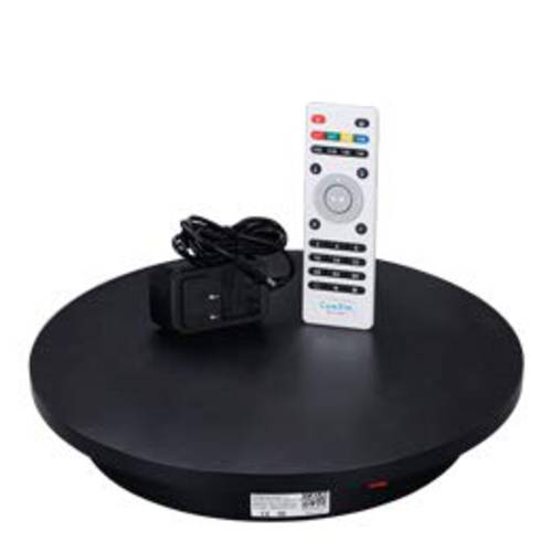 ComXim 프로페셔널 360 도 사진촬영용 턴테이블 Product 사진촬영용, 15.8in(40cm) 직경, 자동 리모컨 앵글, 스피드, 방향, 다양한 회전 모드 (블랙)